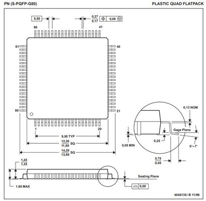 MSP430F5438AIZCAR TI 16 bit ADC MCU 256KB DMA UART/SPI/I2C 113-NFBGA -4
